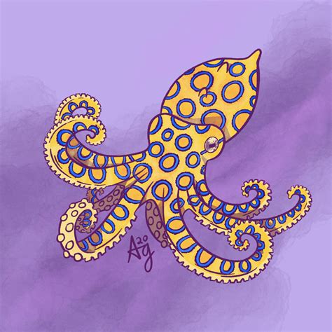 My Name Is Ari And I Make Queer Comics 6 Greater Blue Ringed Octopus