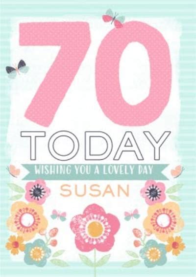 70th Birthday Cards Moonpig