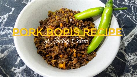 BOPIS Recipe Pork Bopis Paano Magluto Ng Bopis YouTube