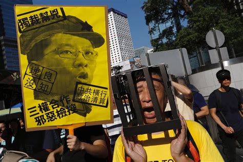Thousands Protest In Hong Kong Against Jailing Of Democracy Activists Times Of Oman