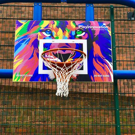 Hype Up Your Old Backboard And Court Basketball Backboard