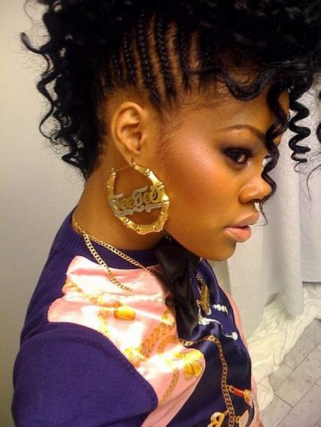 20 beautiful braided updos for black women. Braided mohawk hairstyles for black women