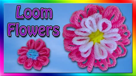 How To Loom A Flower Youtube