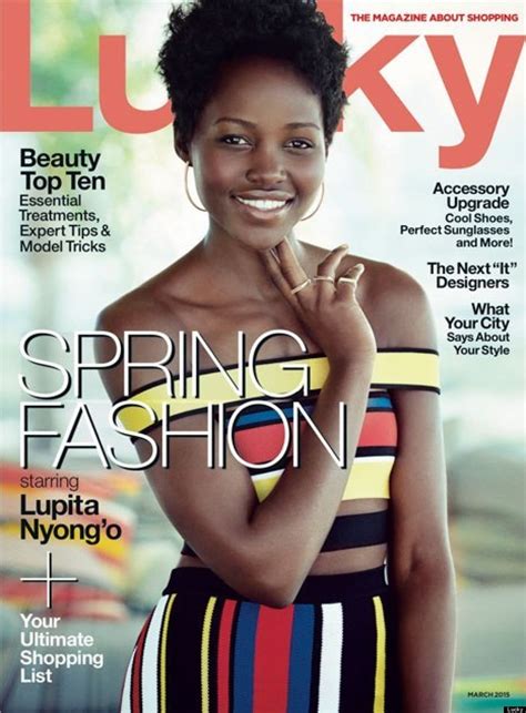 Lupita Nyongos Lucky Magazine Cover Is Gorgeous