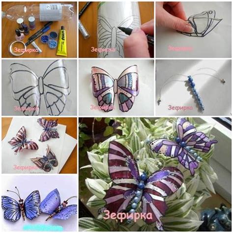 Wonderful Diy Butterfly From Plastic Bottles