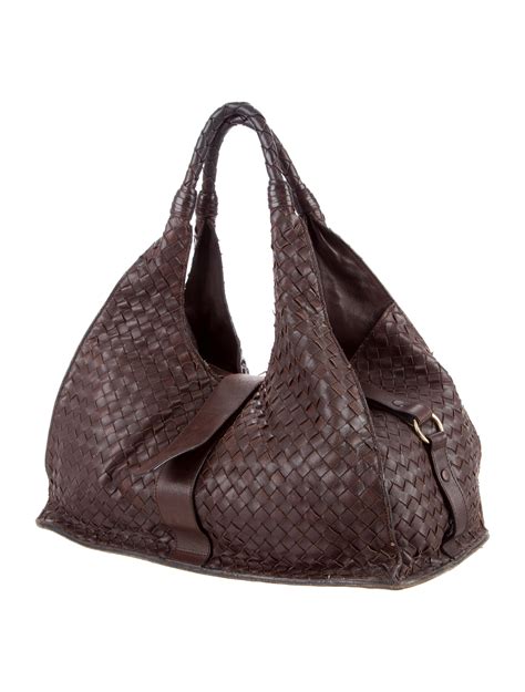 Bottega Veneta Intrecciato Leather Shoulder Bag Handbags Bot46218