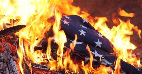 Flag Burning Shows Conservatives Dont Want Freedom They Want