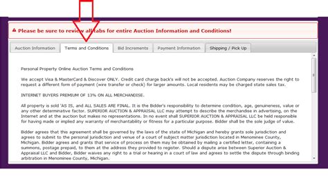 Auction Details Superior Auction And Appraisal Llc