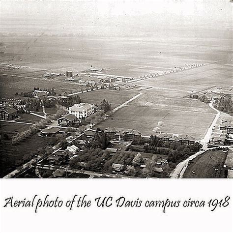 Aerial View Of The Uc Davis Campus Captured Circa 1918