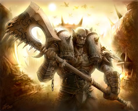 Orc Warrior Wallpaper And Background Image 1600x1280 Id 510671 Wallpaper Abyss