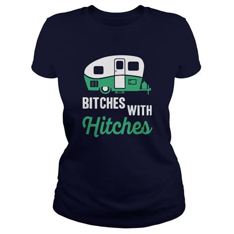 Bitches With Hitches Camping Shirt Kutee Boutique