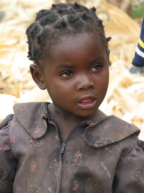 Filea Small Girl From Small Village Zambia Wikipedia The Free