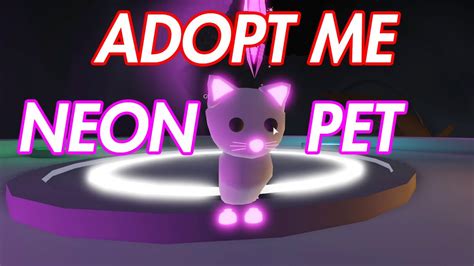 Adopt Me Neon Pet Youtube
