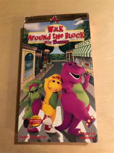 Barney Walk Around The Block With Barney Vhs 1999 999 Picclick
