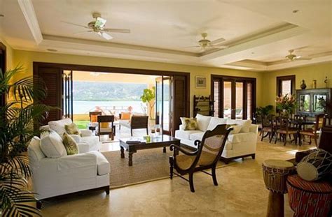 Remarkable Home Caribbean Style Interior Living Room Design Ideas