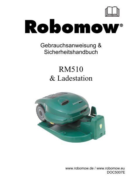 Bedienungsanleitung Robomow Rm510 Myrobotcenter