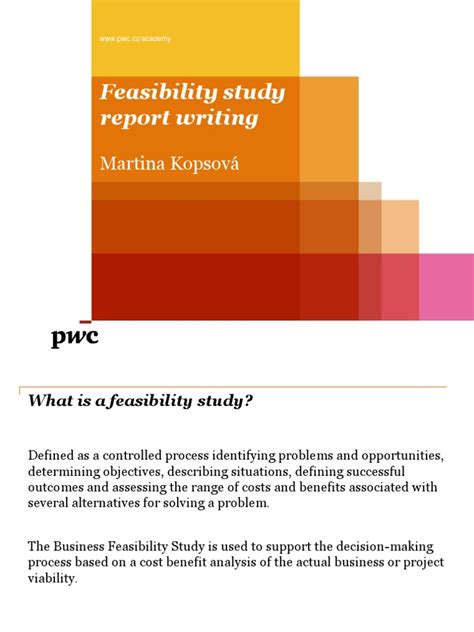 1 How To Write A Feasibility Studymartina 1 Feasibility Study