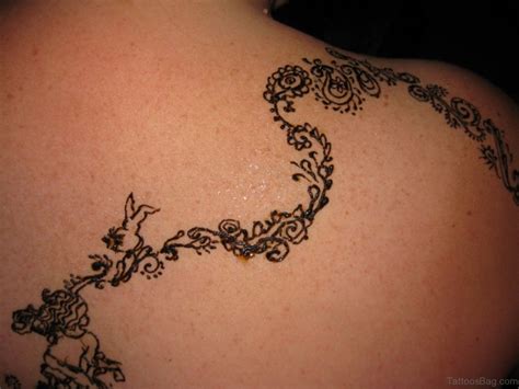 45 Lovely Henna Tattoo On Shoulder