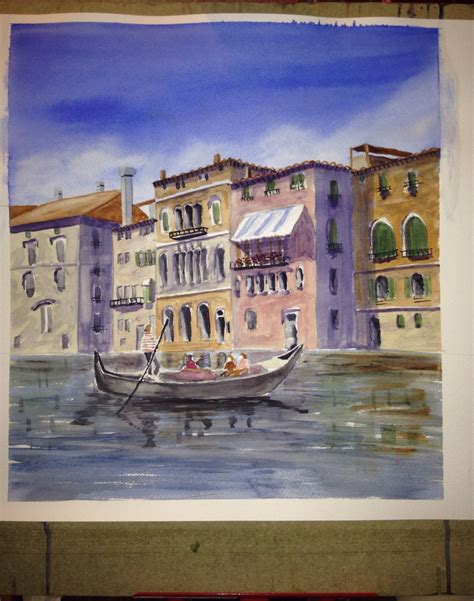 Venice 2 Painting Watercolor Paintings Watercolor