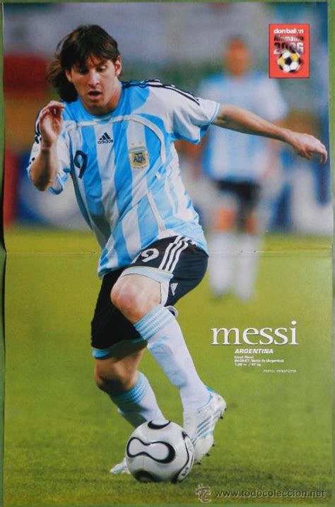 Fútbol femenino hace un día. poster messi (seleccion argentina) mundial alem - Comprar ...