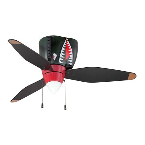 If you consider all of your options, you'll quickly see why a fan like this. Craftmade Lighting Warplanes Tiger Shark Ceiling Fan with ...
