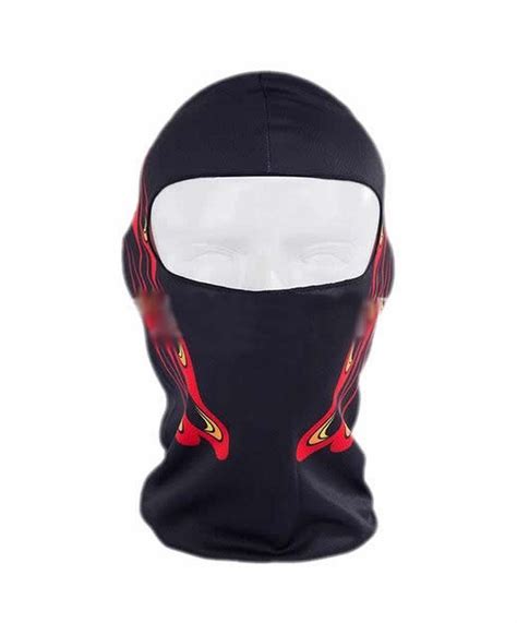 Xqs Face 3d Print Ski Balaclava Full Face Cycling Mask Black Remarkable Discounts Available