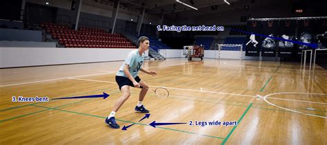 Stance In Badminton Ready To Strike Like A Cobra