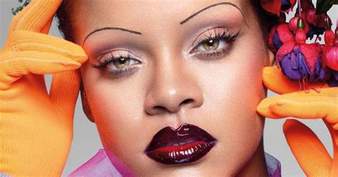 Rihanna Flaunts Skinny Eyebrows On British Vogue Cover The Cycle