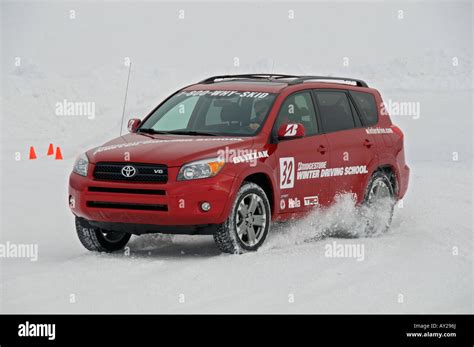 Driver Puts A Toyota Rav4 Through Its Paces On Track 1 At The