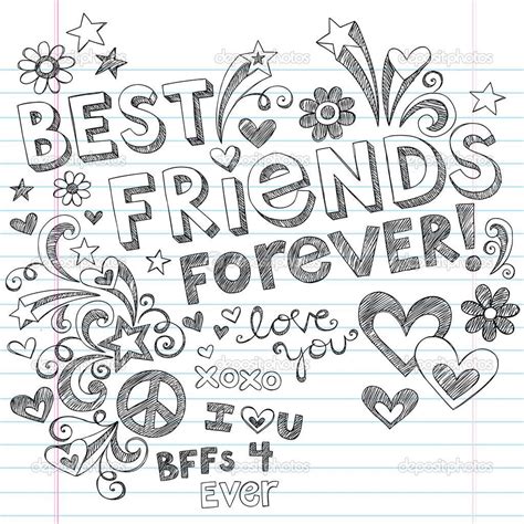 Color pictures of affirmations, positive quotes, inspirational text, uplifting words and more! Best Friends Forever Coloring Pages Coloring Pages ...