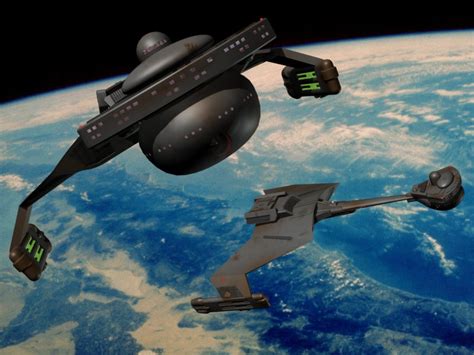 The Starfleet Museum Klingon D7 Cruiser