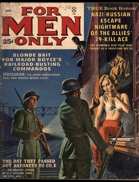 Pulp Magazine Nazi Cover Art