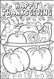 Thanksgiving Coloring Pages for Kids | Etsy