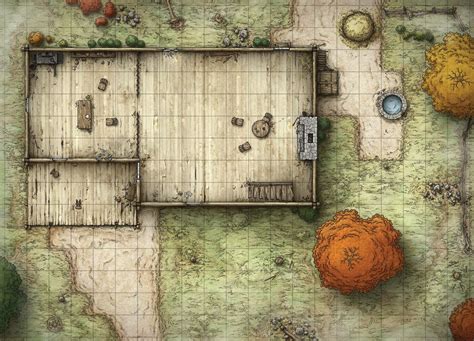 D D Cabin Map Fantasy City Map Tabletop Rpg Maps Map