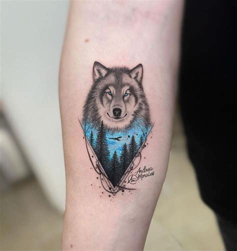 Beautiful Wolf Tattoos