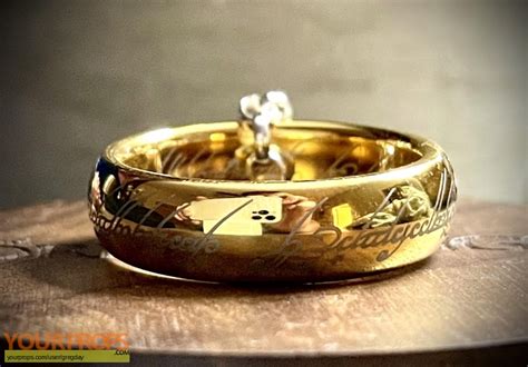 Lord Of The Rings Trilogy The One Ring Replica Movie Prop