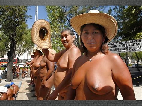 Mujeres Mexicanas Indigenas Muy Cogibles Protestan Desnudas Pics My