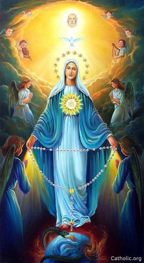 O Most Holy Virgin Mary Queen Of The Most Holy Rosary You Were Pleased To Appear To The