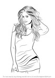 Learn How To Draw Katrina Kaif Female Models Step By