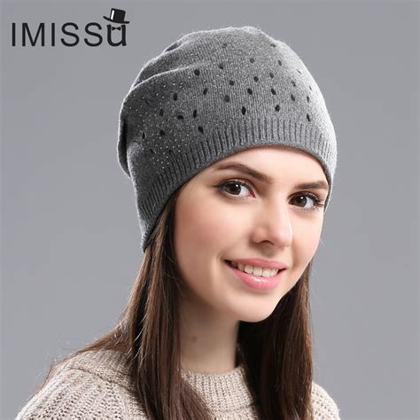 Buy Imissu Winter Beanies Hat Women Knitted Wool