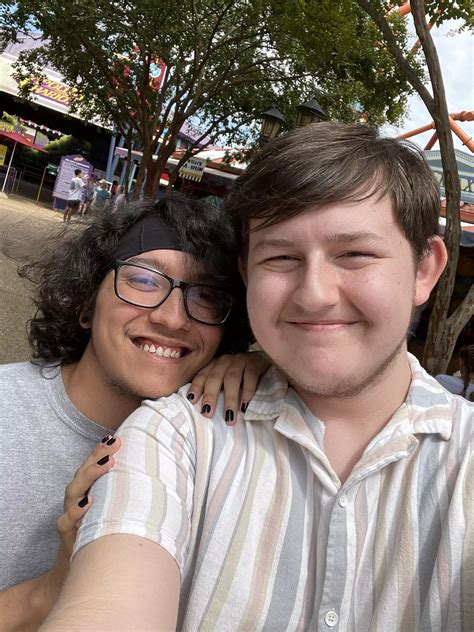 My Boyfriend And I Enjoying A Beautiful Day At An Amusement Park Nudes