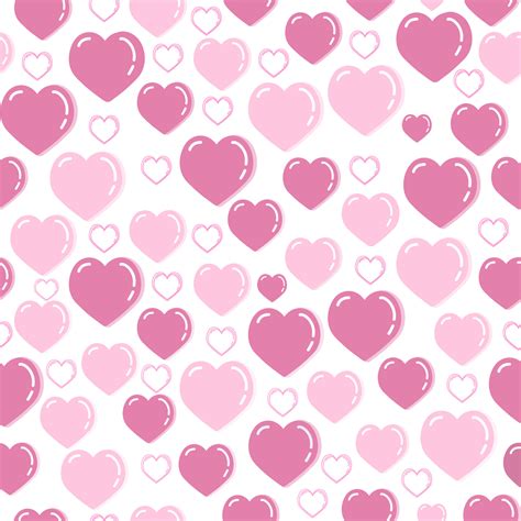 A Pretty Pink Heart Background A Pink Heart Seamless Design A Pink