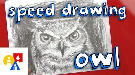 Speed Drawing Of An Owl Drawings Art Art For Kids Hub