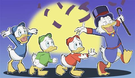 Scroogemcduck And Huey Dewey And Louie By Alsanya On Deviantart
