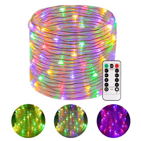 Greenclick Led Rope Lights Battery Operated Waterproof 46ft 120 Led