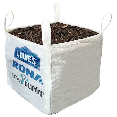 Garden And Landscape Bags 1 Cubic Yard Bulk Bag Black Mulch 000000 Rona