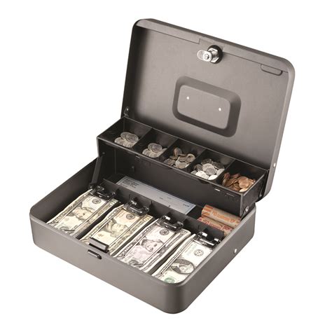 Cash Safe Box With Slot Lockable Cash Box