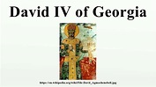 David IV of Georgia - YouTube