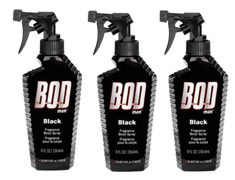 bod man mens body spray black pack of 3 walmart canada