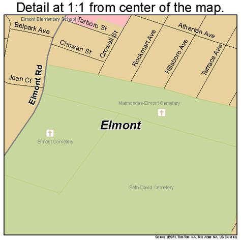 Elmont New York Street Map 3624273